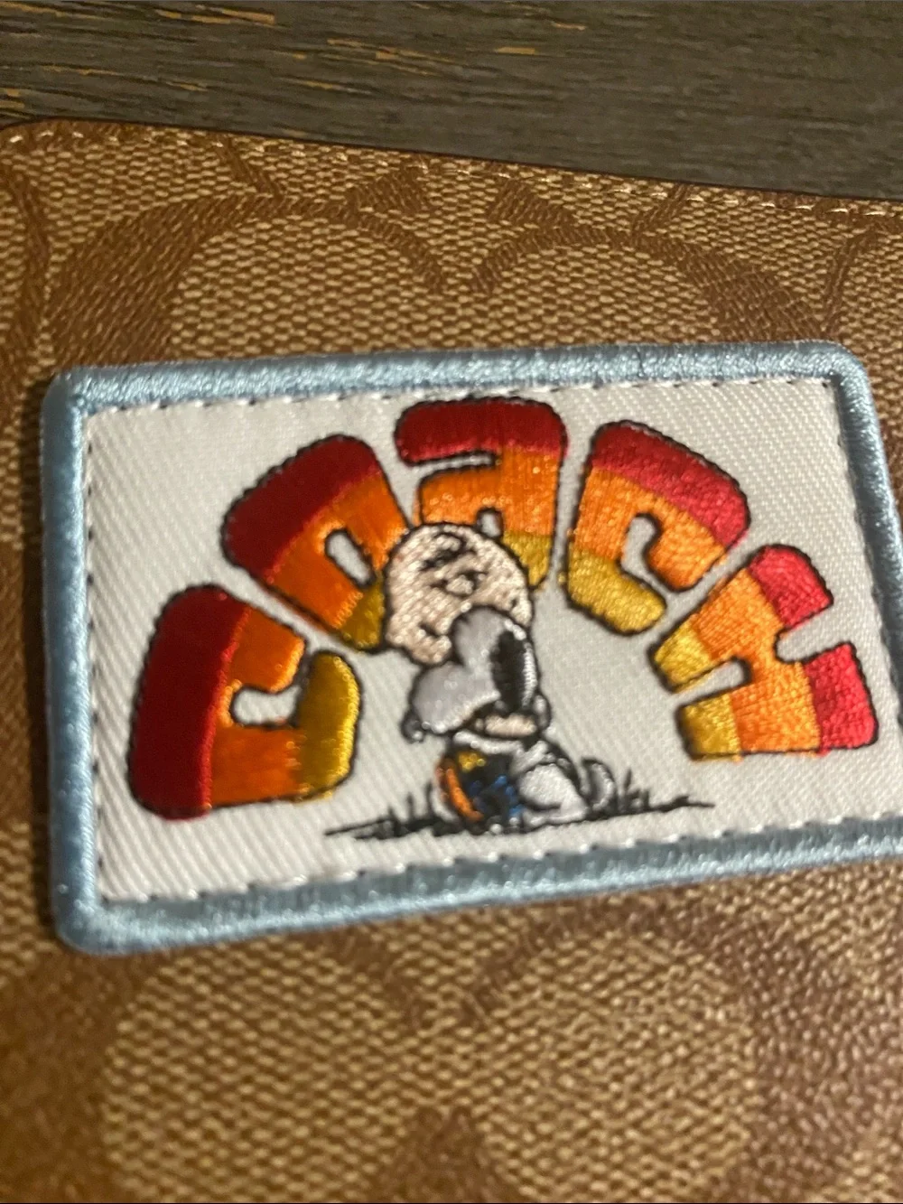 Coach zip wallet